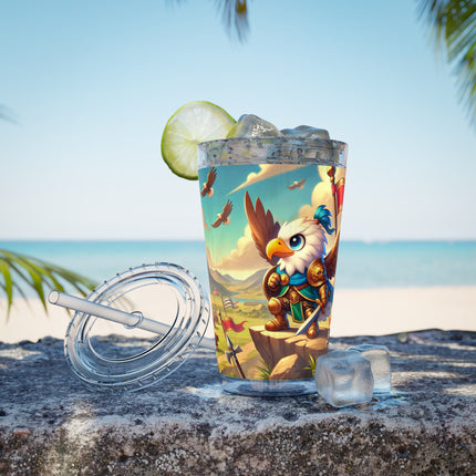 Watchful Guardian Sunsplash Tumbler with Straw, 16oz