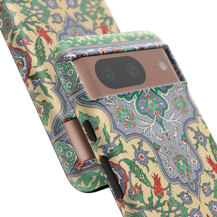 Arabic Art Pattern, Plate by Emile Prisse d’Avennes Phone Cases