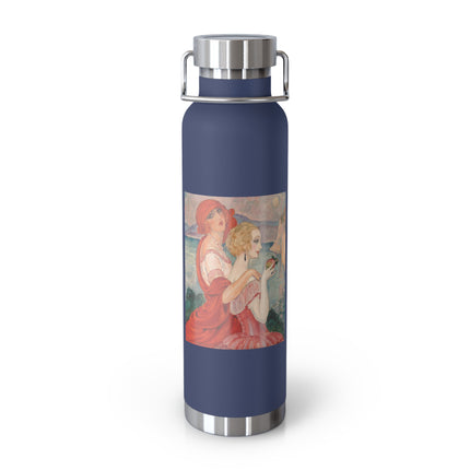 Sur la Route d'Anacapri by Gerda Wegener Copper Vacuum Insulated Bottle, 22oz