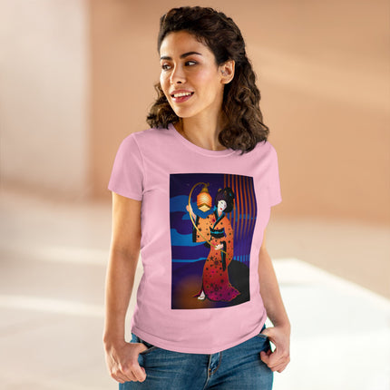 The Enchanting Geisha Women's Midweight Cotton Tee