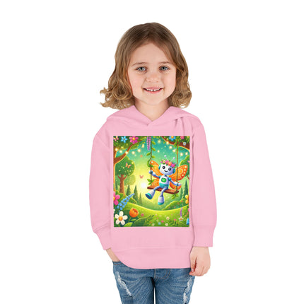 Robot Fairy Toddler Pullover Fleece Hoodie