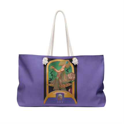 October & Opal, Tourmaline (from the Gem Series) by Sofia Chiostri Weekender Bag
