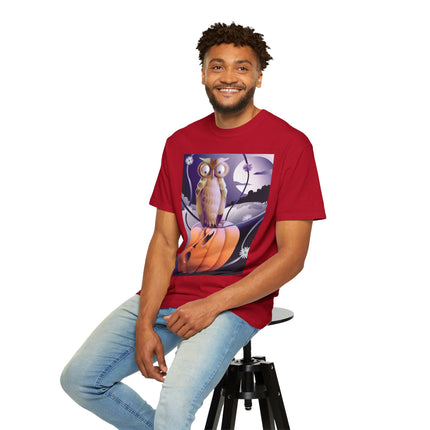 The Startled Pumpkin Unisex Garment-Dyed T-shirt