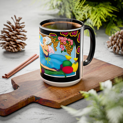 Blooms and Chicks Colorful Mugs (11oz, 15oz)