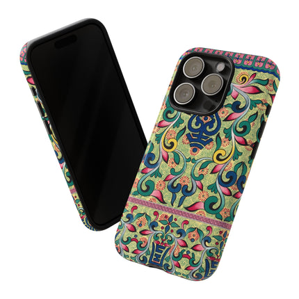 Colorful Flower Pattern by Owen Jones Phone Cases