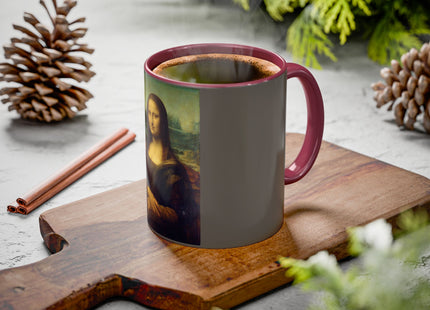 Mona Lisa by Leonardo da Vinci Colorful Mugs (11oz, 15oz)