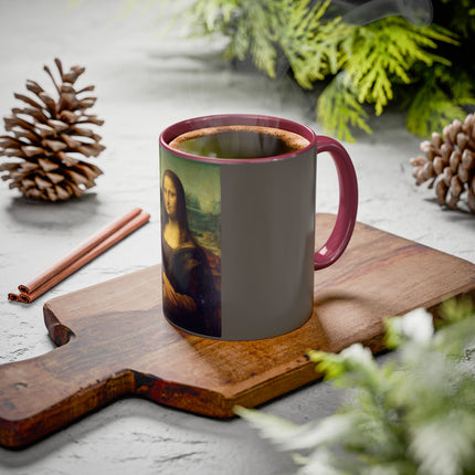 Mona Lisa by Leonardo da Vinci Colorful Mugs (11oz, 15oz)