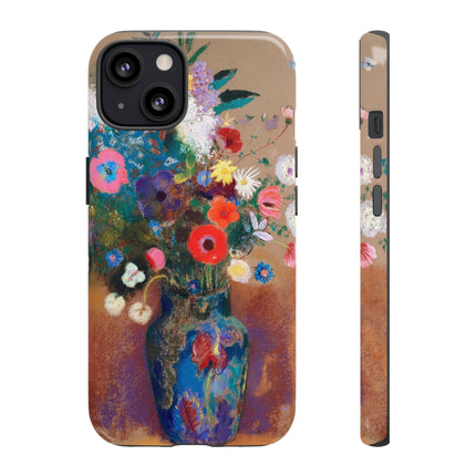 Bouquet of Flowers by Odilon Redon Phone Cases