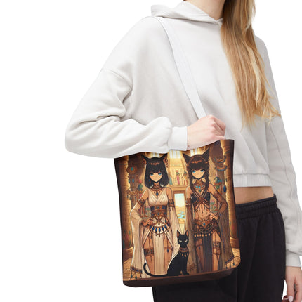The Egyptian Priestess Cats Tote Bag – Temple Guardians & Ancient Grace