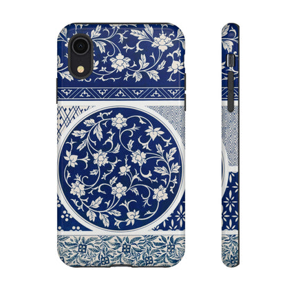 Blue Flower Pattern by Owen Jones Phone Cases