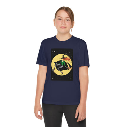 A Witch’s Moonlit Flight Youth Competitor Tee