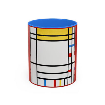Place de la Concorde by Piet Mondrian Colorful Mugs (11oz, 15oz)