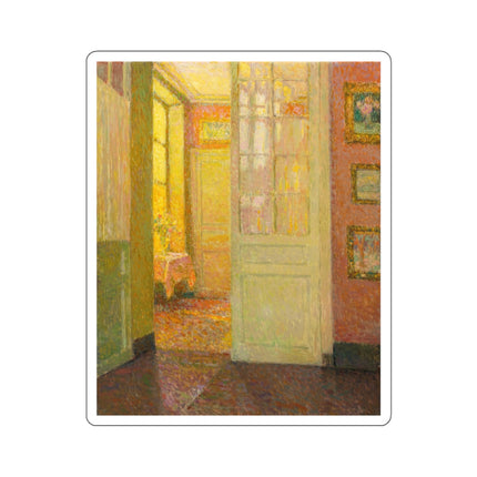 Interior, Window Light by Henri Le Sidaner Kiss-Cut Stickers (4 Sizes)