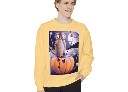 The Startled Pumpkin Unisex Garment-Dyed Sweatshirt
