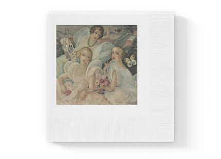 Les Femmes Fatales by Gerda White Coined Napkins