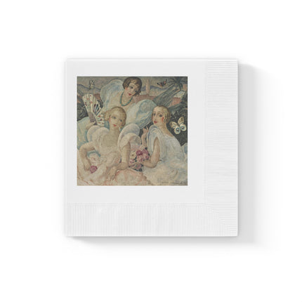 Les Femmes Fatales by Gerda White Coined Napkins