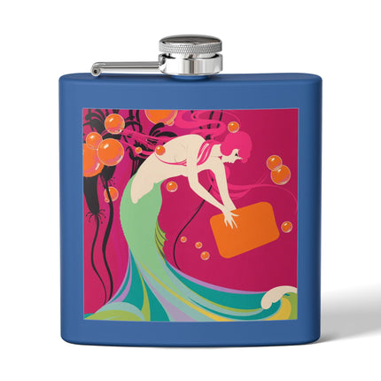 Mermaid Dive Flask – Vibrant Waves & Playful Charm