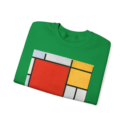 Composition with Red, Yellow, Blue, and Black by Piet Mondrian Heavy Blend™ Crewneck Sweatshirt