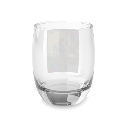 A Timeless Journey by Umberto Brunelleschi Whiskey Glass