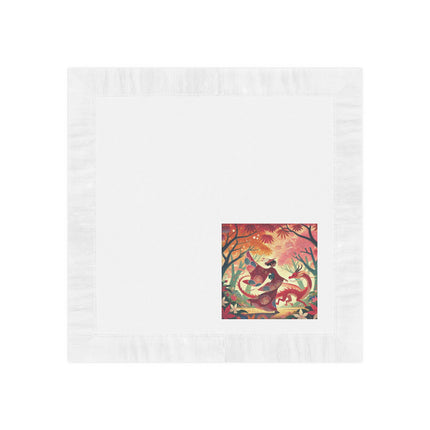 The Dragon Fairy’s Dance White Coined Napkins