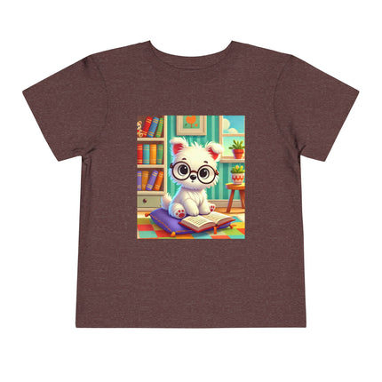 Little Scholar Pup Toddler Short Sleeve Tee