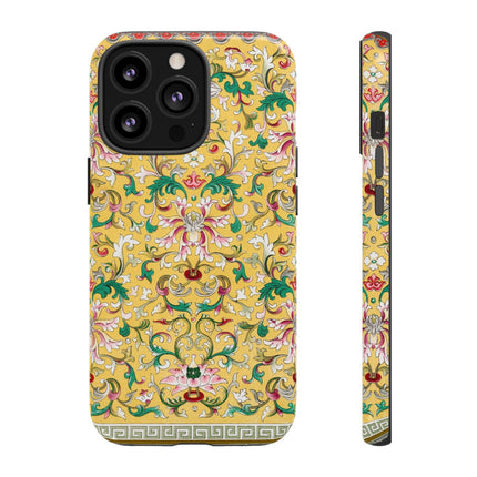 Yellow Botanical Pattern by Owen Jones Phone Cases