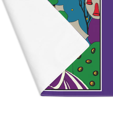 Two Pierrots Placemat, 1pc