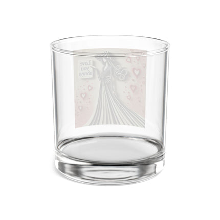 Love You Always Rocks Glass, 10oz