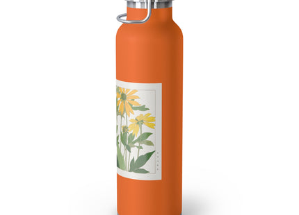 Clerodendrum & Rudbeckia by Tanigami Kônan Copper Vacuum Insulated Bottle, 22oz