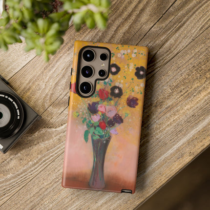 Vase of Flowers by Odilon Redon Phone Cases