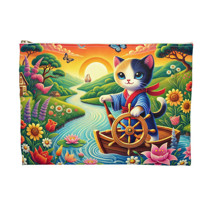 Sailor Kitten’s River Adventure Accessory Pouch – Brave Voyage & River Wonder
