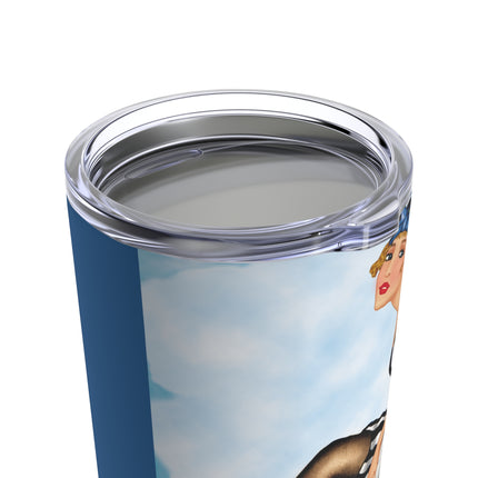 Playful Waves and Fashion Follies Tumbler 20oz