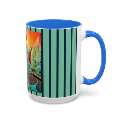 Skeleton Crew of the Misty Seas Colorful Mugs (11oz, 15oz)