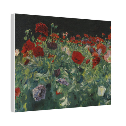 Poppies (A Study of Poppies for Carnation, Lily, Lily, Rose) by John Singer Sargent Matte Canvas, Stretched, 0.75"