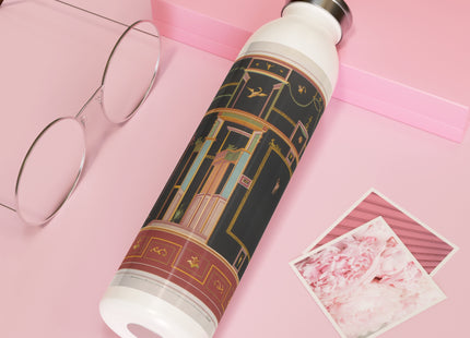 Pompeii Walls Pl.04 by Victor Steeger Slim Water Bottle