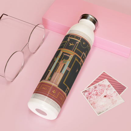 Pompeii Walls Pl.04 by Victor Steeger Slim Water Bottle