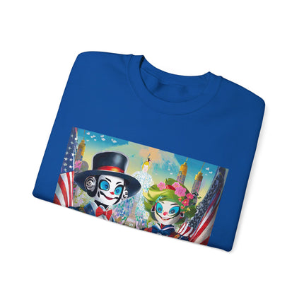 Cyber Punk Warrior Robots Unisex Heavy Blend™ Crewneck Sweatshirt
