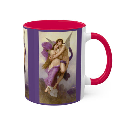 The Abduction of Psyche by William Bouguereau Colorful Mugs, 11oz