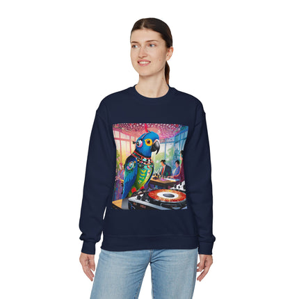 Parrot DJ Unisex Heavy Blend™ Crewneck Sweatshirt