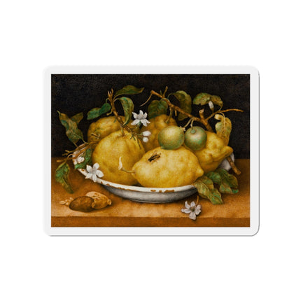 Still Life with Bowl of Citrons by Giovanna Garzoni Die-Cut Magnets (5 Sizes)
