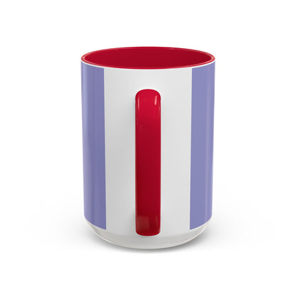 The Lady And The Crimson Birdcage Colorful Mugs – Art Deco Tropical Garden Elegance