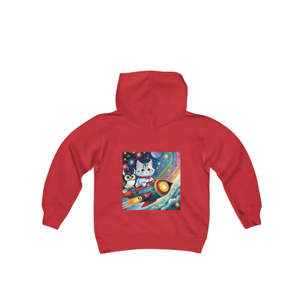 Flight of Fancy Youth Hooded Sweatshirt – Imagination Takes Off