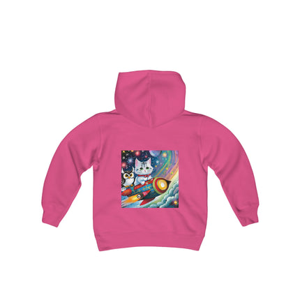 Flight of Fancy Youth Hooded Sweatshirt – Imagination Takes Off