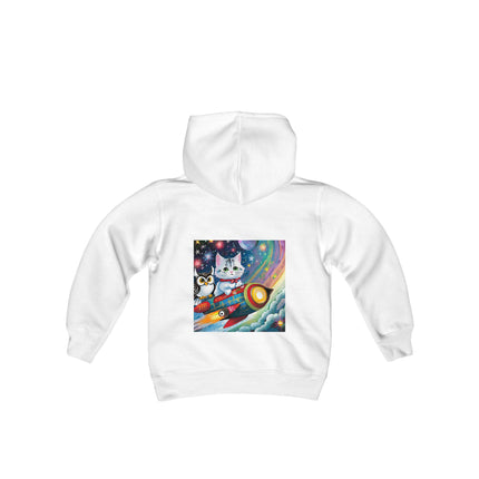 Flight of Fancy Youth Hooded Sweatshirt – Imagination Takes Off