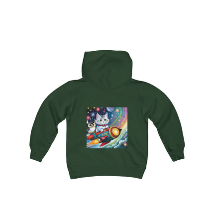 Flight of Fancy Youth Hooded Sweatshirt – Imagination Takes Off