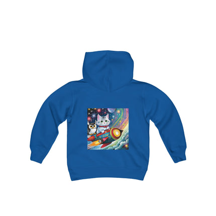 Flight of Fancy Youth Hooded Sweatshirt – Imagination Takes Off
