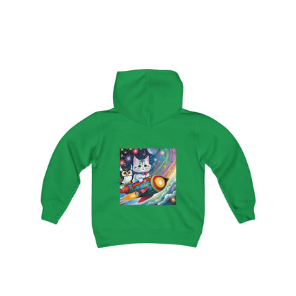 Flight of Fancy Youth Hooded Sweatshirt – Imagination Takes Off