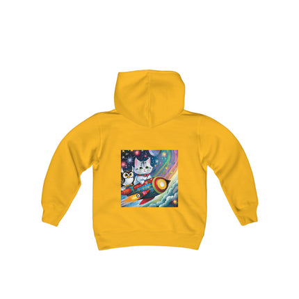 Flight of Fancy Youth Hooded Sweatshirt – Imagination Takes Off