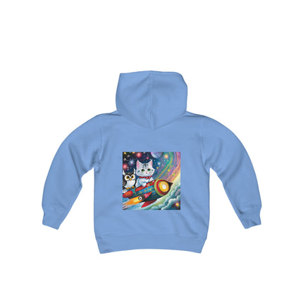 Flight of Fancy Youth Hooded Sweatshirt – Imagination Takes Off