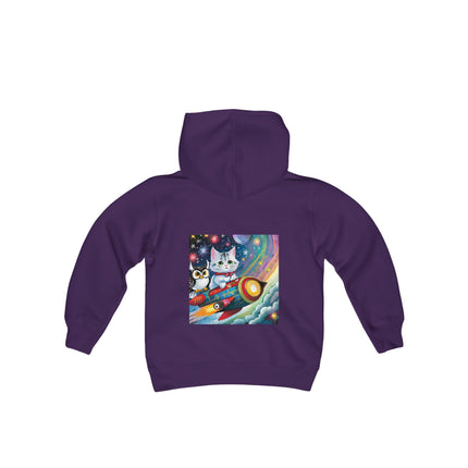 Flight of Fancy Youth Hooded Sweatshirt – Imagination Takes Off